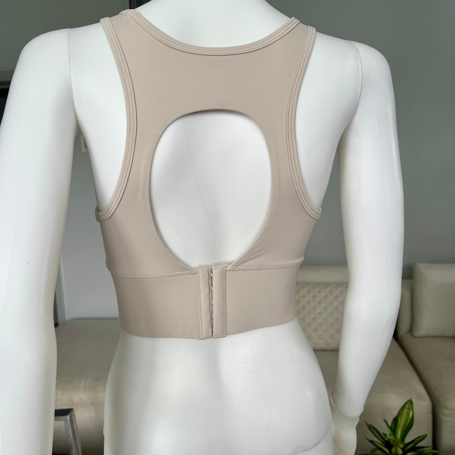 Alaska Plus Size Sport Hidden Pocket Shockproof Slimming Yoga Bra