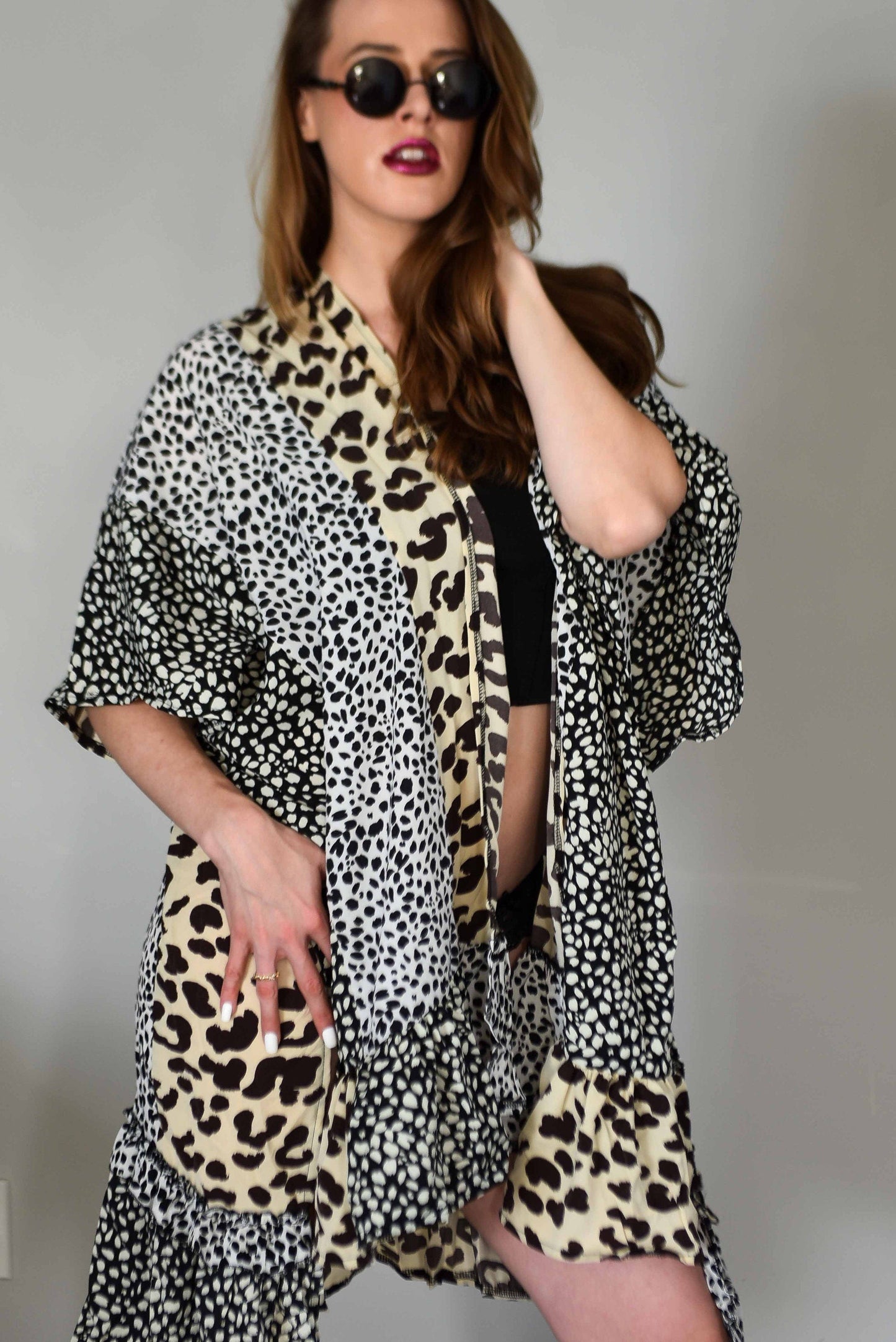 Kimono Leopard Print