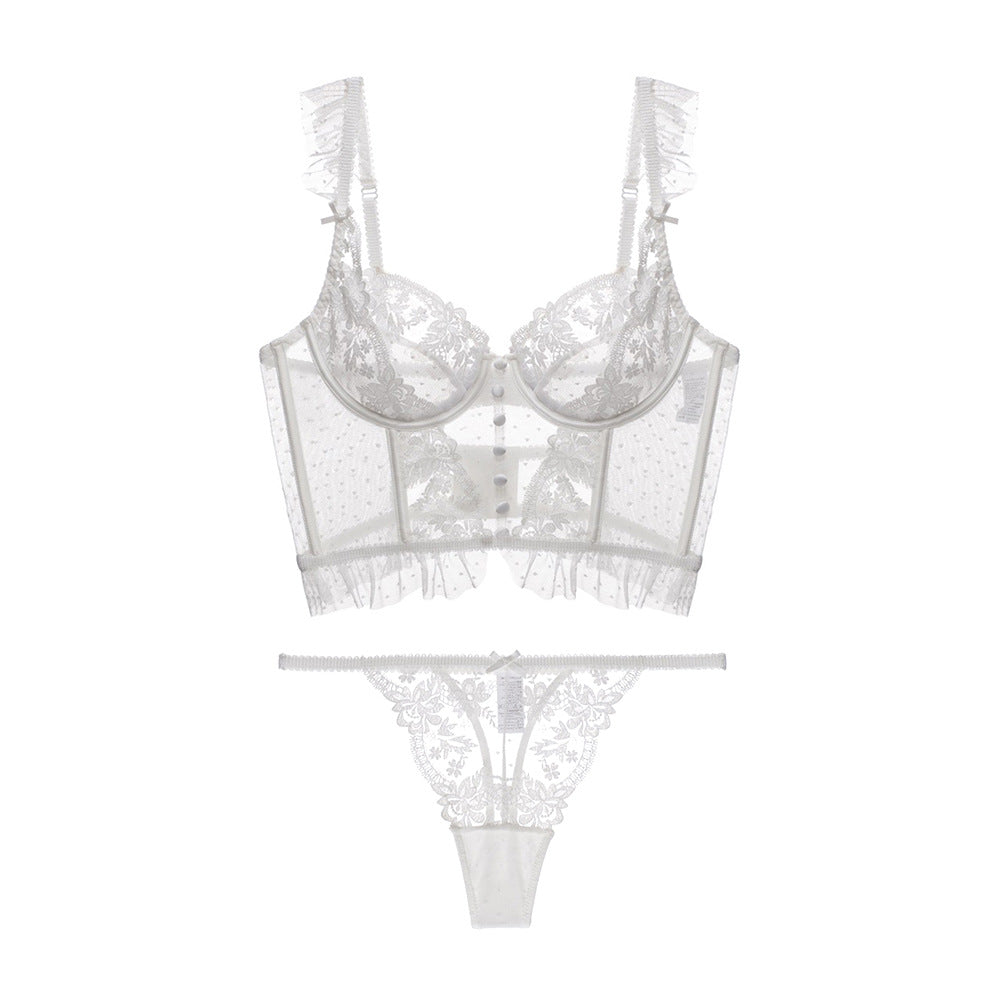 Alice Sexy Lingerie Set with Underwire Floral Lace