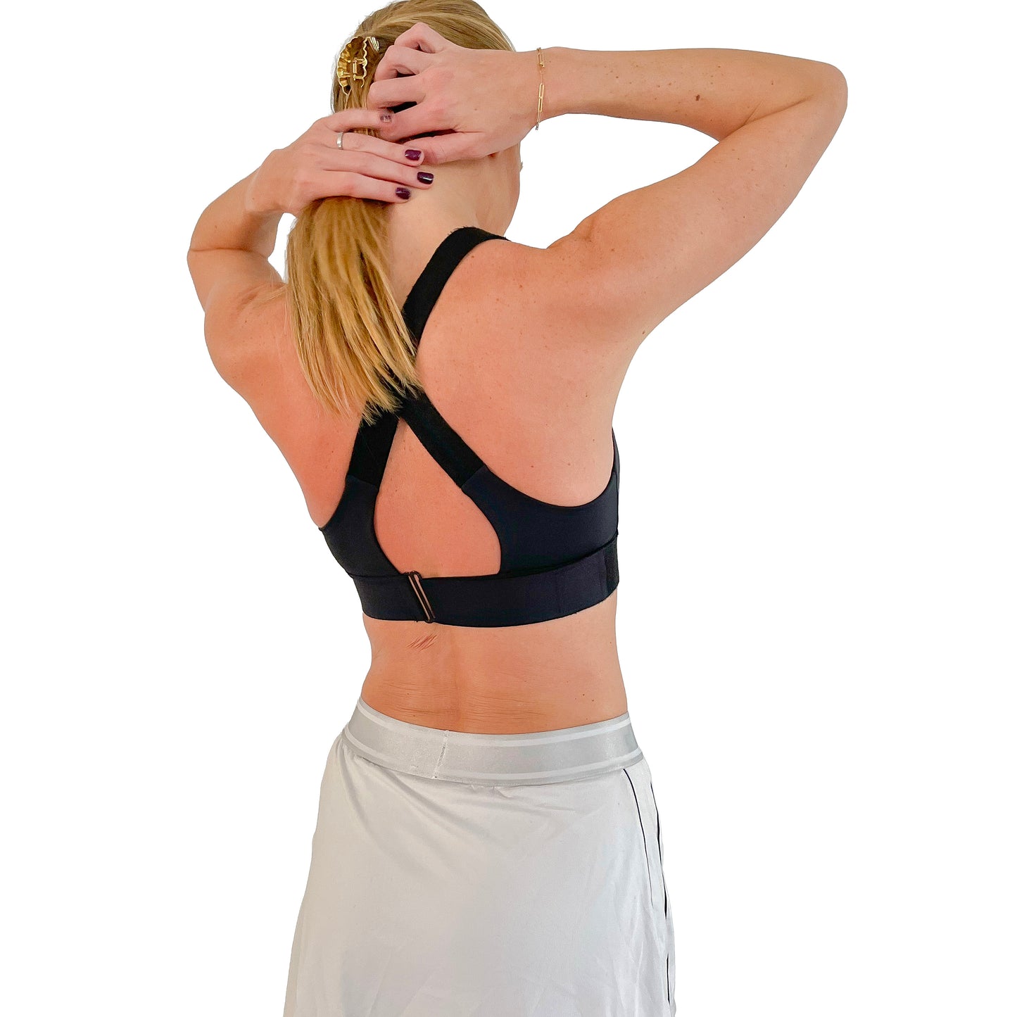 Acadia High Impact Sports Bra – Front Closure Sports Bra – High Compression No Bounce Support Adjustable